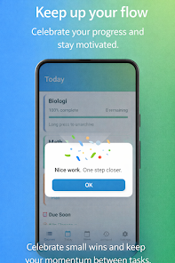 Planno progress celebration screen